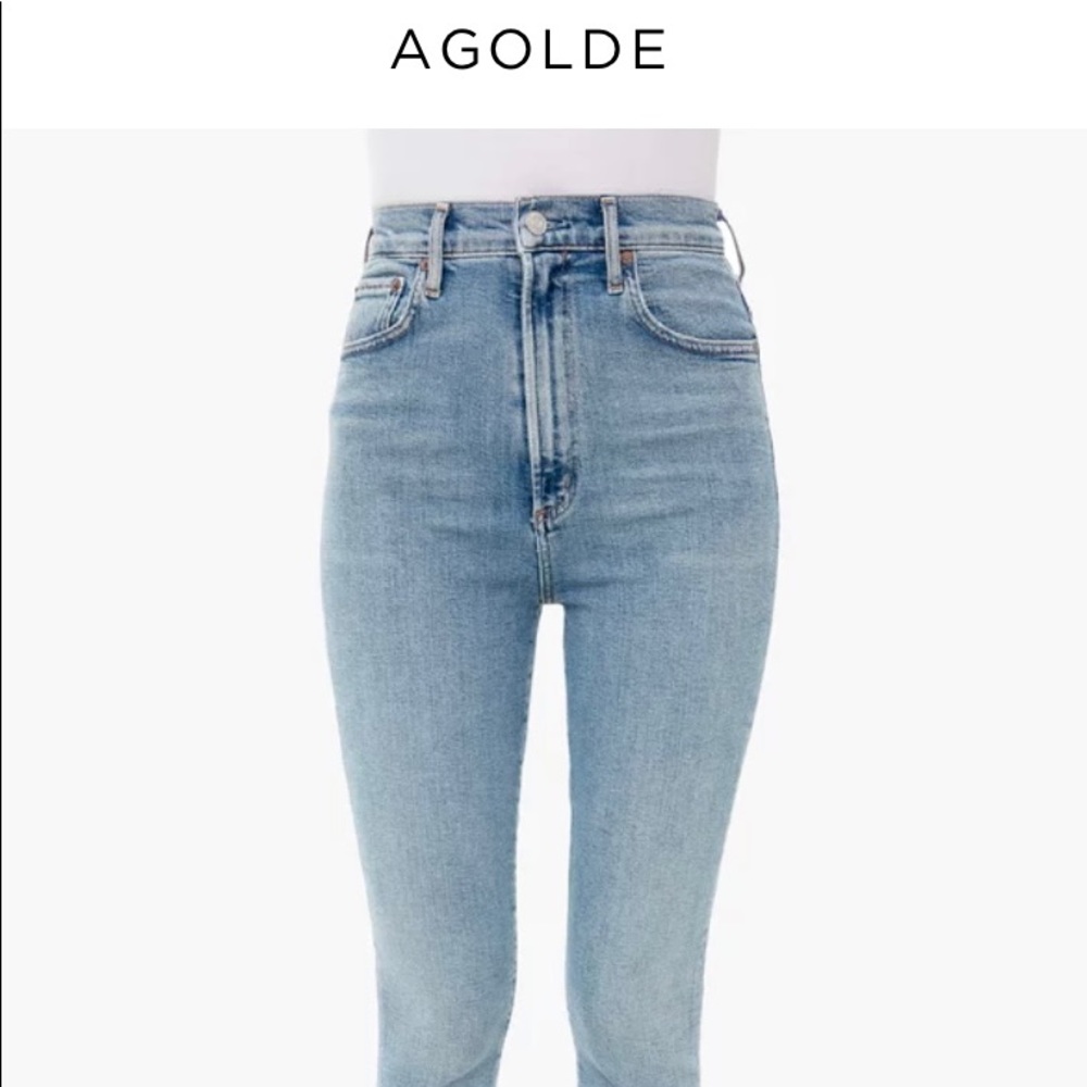 AGOLDE ultra high pinch waist NEW - size 27 color debut